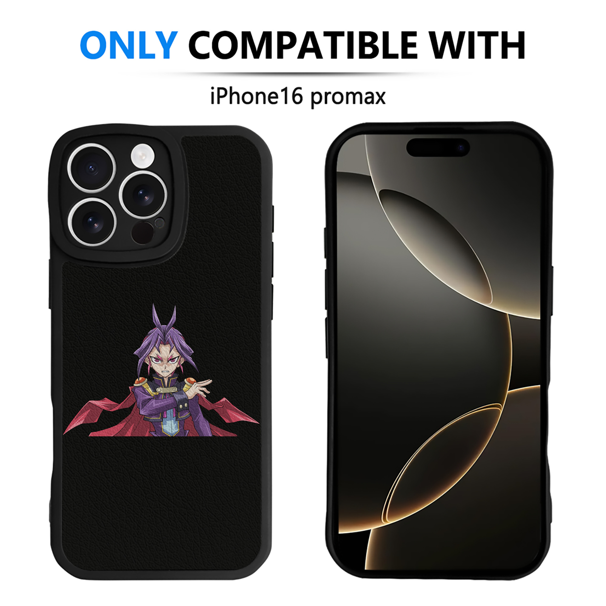 遊☆戯☆王 Yu-Gi-Oh! 【iPhone 16シリーズ対応】シリコンスマホケース（レザー調） 材質：シリコン